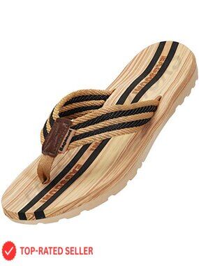 Nylon and EVA Flip Flops Non-Slip Thong Sandals Beach Slippers